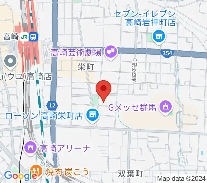 ピアノスクール・メヌエットの地図