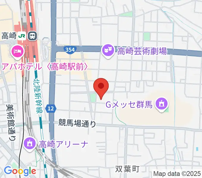 ピアノスクール・メヌエットの地図