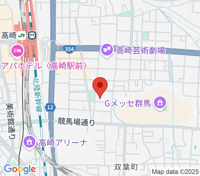 ピアノスクール・メヌエットの地図