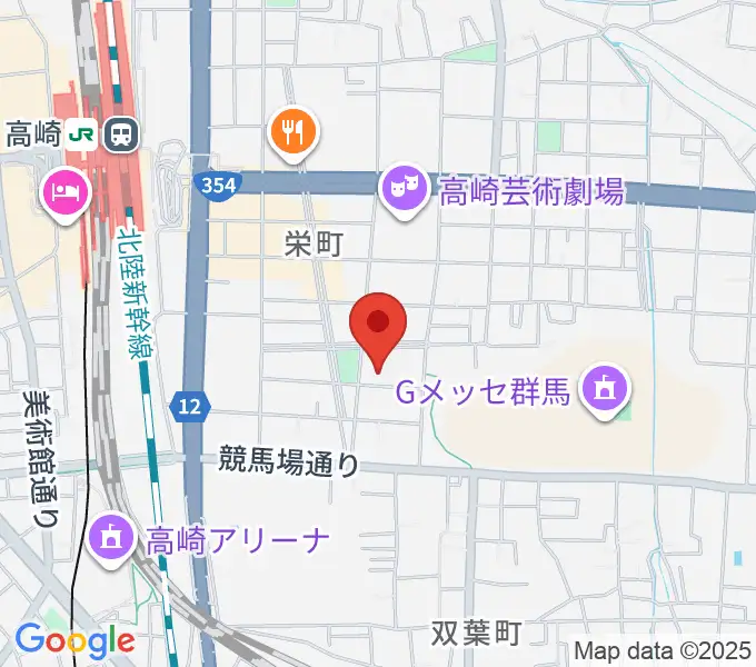 ピアノスクール・メヌエットの地図