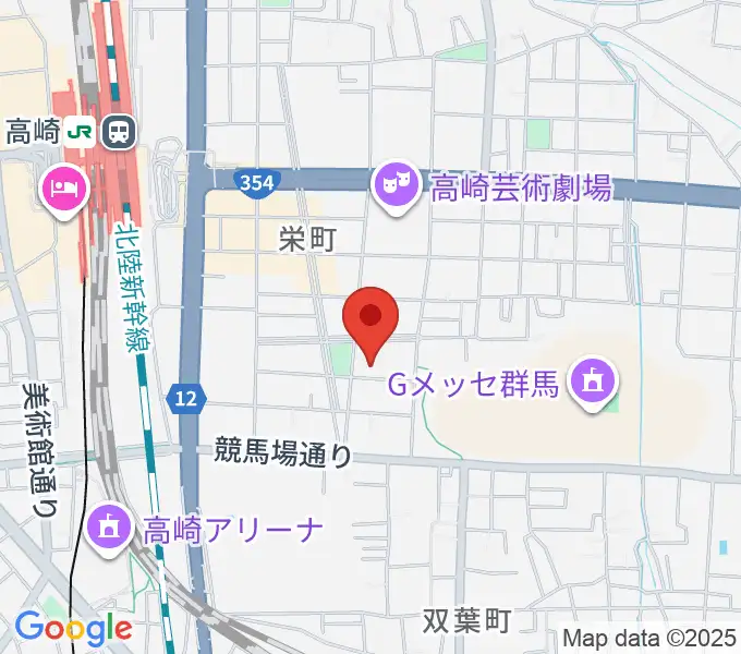 ピアノスクール・メヌエットの地図