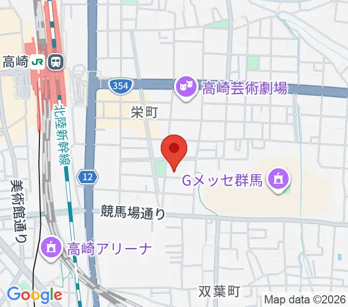 ピアノスクール・メヌエットの地図