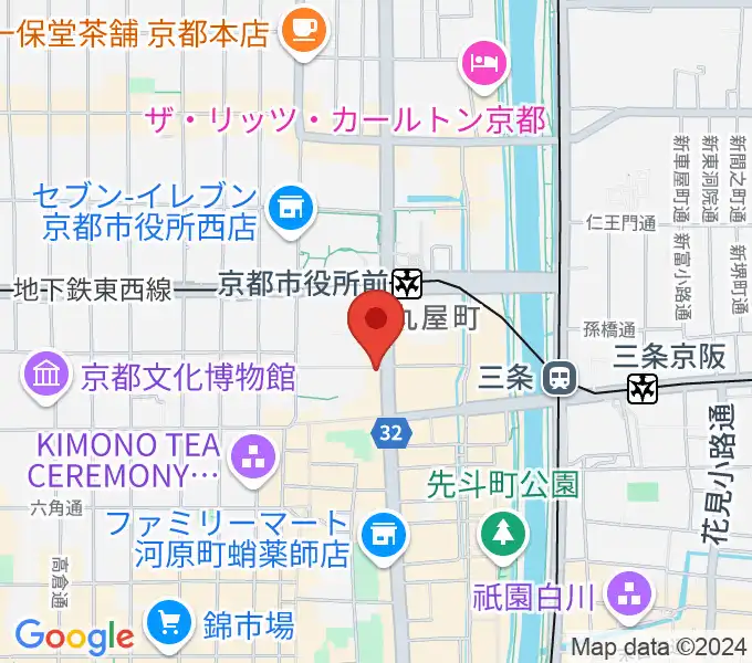 BIGBOSS京都の地図