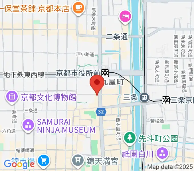 BIGBOSS京都の地図