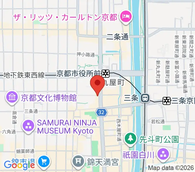 BIGBOSS京都の地図