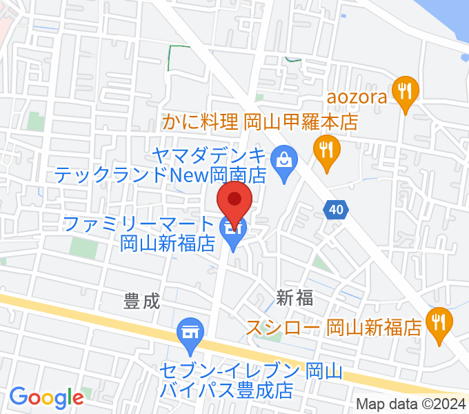 浜松ピアノ店 3Fホールの場所