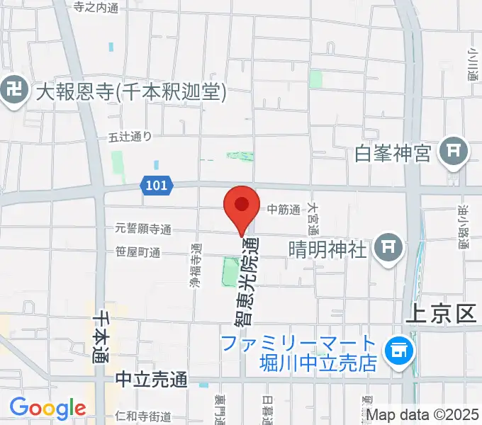 アサノ楽器の地図