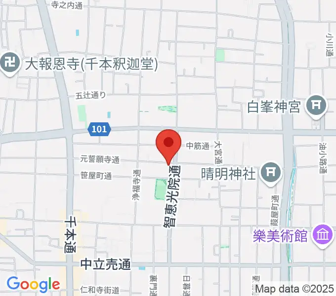 アサノ楽器の地図