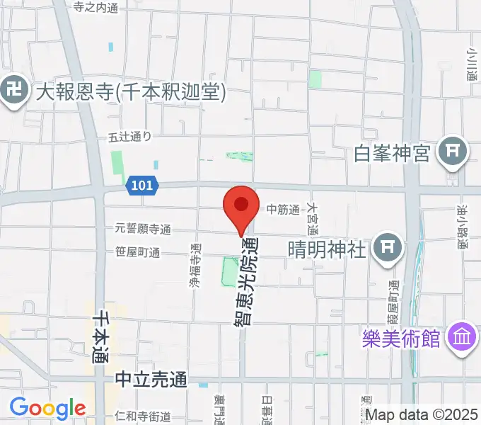 アサノ楽器の地図