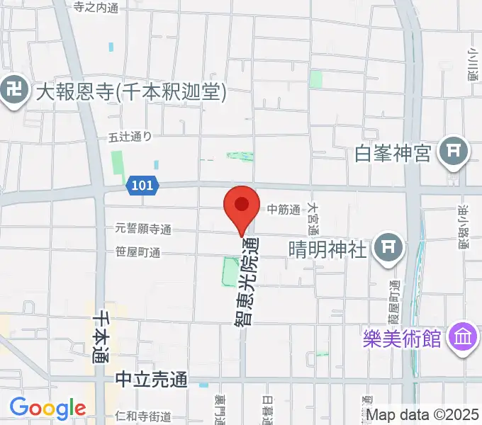 アサノ楽器の地図