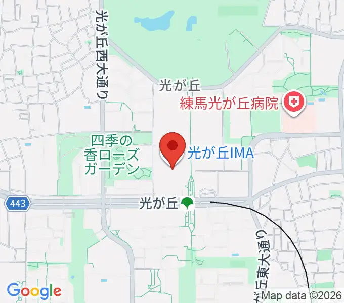 IMAホールの地図