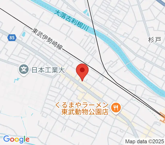 CHICOピアノ教室の地図