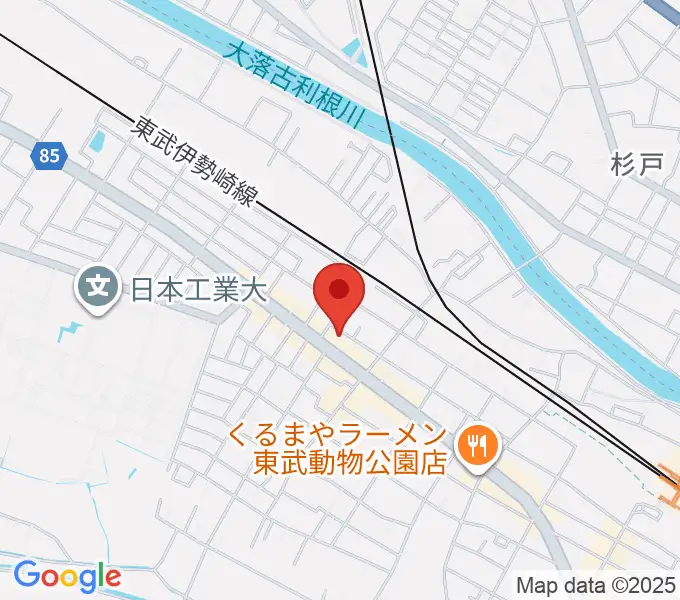 CHICOピアノ教室の地図