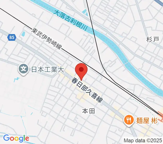 CHICOピアノ教室の地図