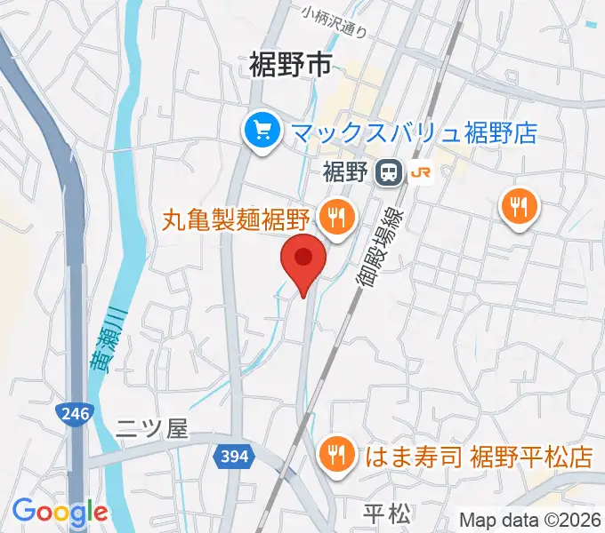 タンザワ楽器 裾野ミュージックセンターの地図