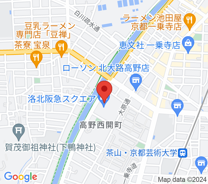 島村楽器 洛北阪急スクエア店の場所