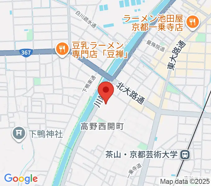 島村楽器 洛北阪急スクエア店の地図