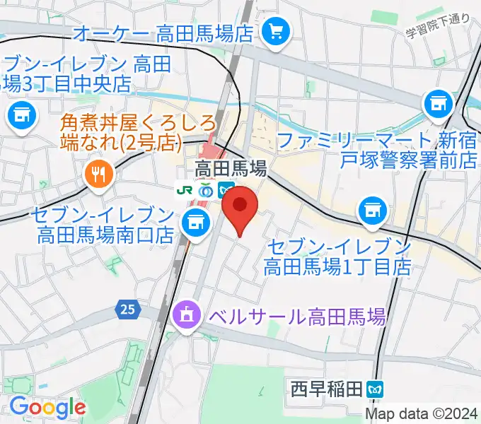 東京ステップスアーツの地図