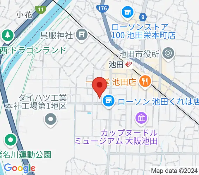 ぽこあぽこピアノ・リトミック教室の地図