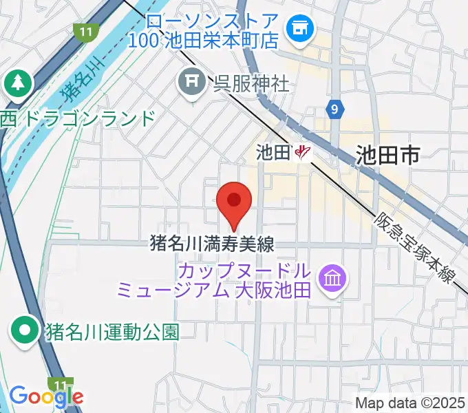 ぽこあぽこピアノ・リトミック教室の地図