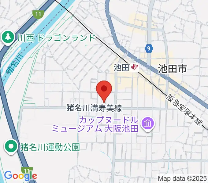 ぽこあぽこピアノ・リトミック教室の地図