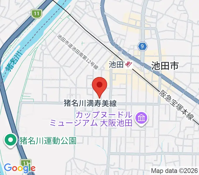 ぽこあぽこピアノ・リトミック教室の地図