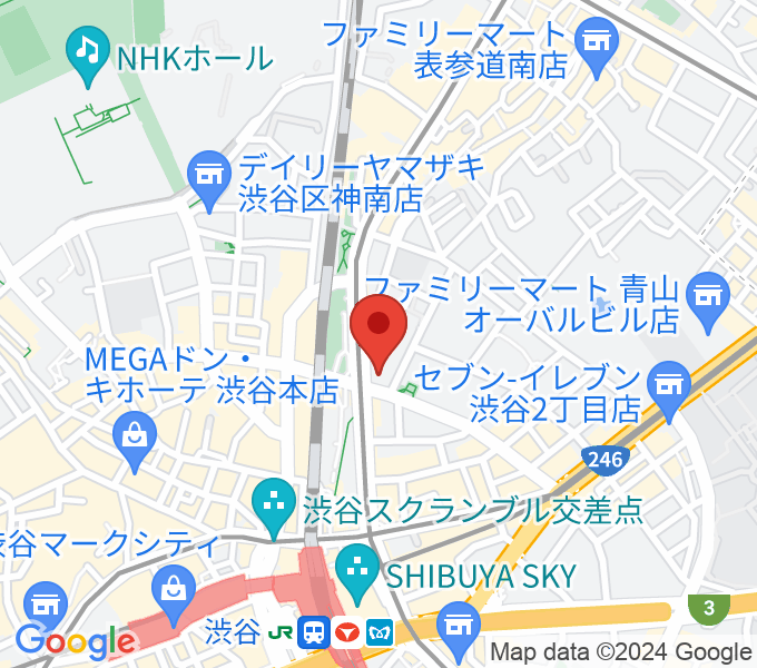 ミュージックアベニュー渋谷cocotiの場所