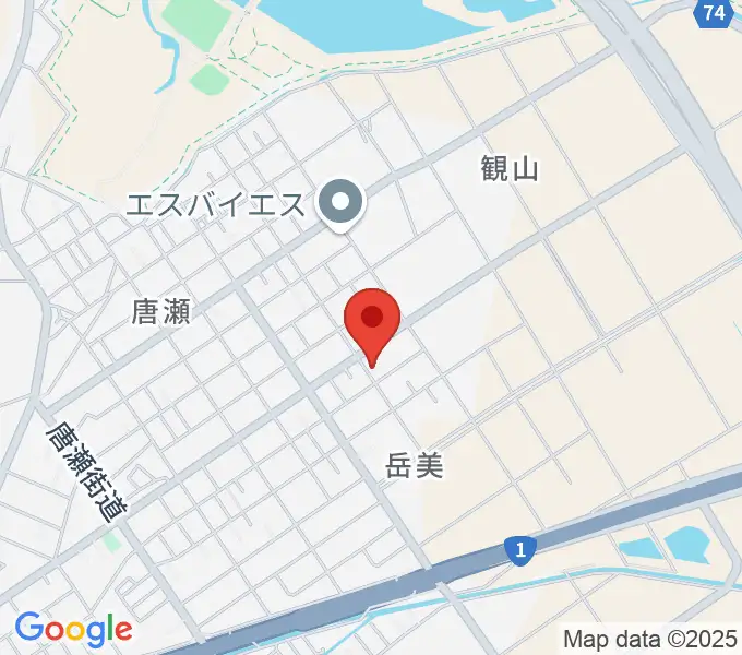大石ピアノ教室の地図