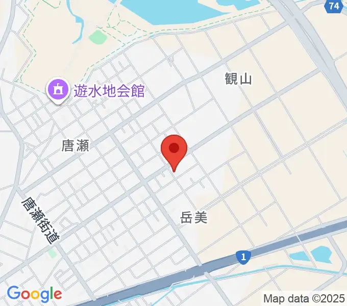大石ピアノ教室の地図