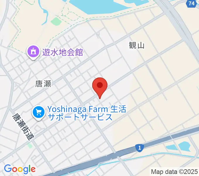 大石ピアノ教室の地図
