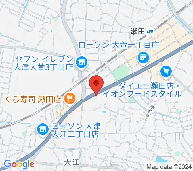 リッツ楽器の地図