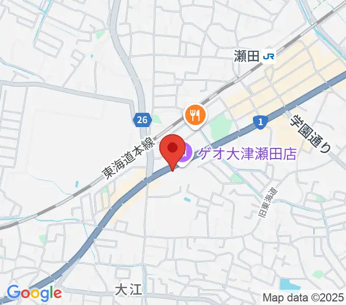 リッツ楽器の地図