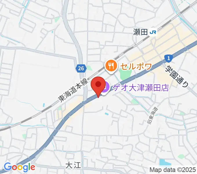 リッツ楽器の地図