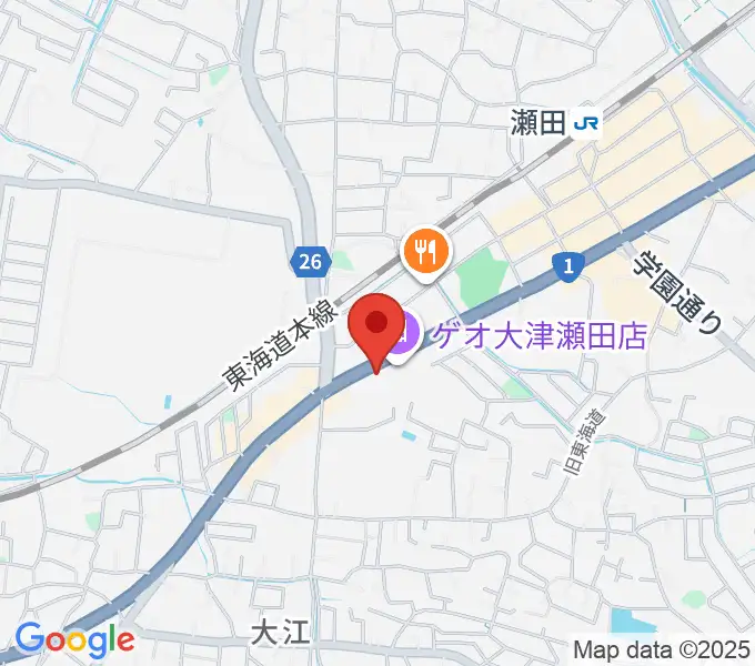 リッツ楽器の地図