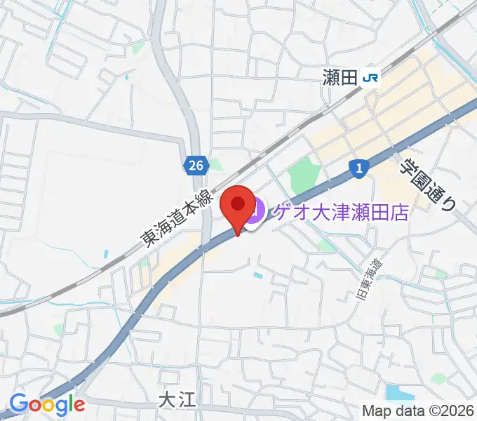 リッツ楽器の地図