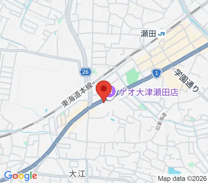 リッツ楽器の地図