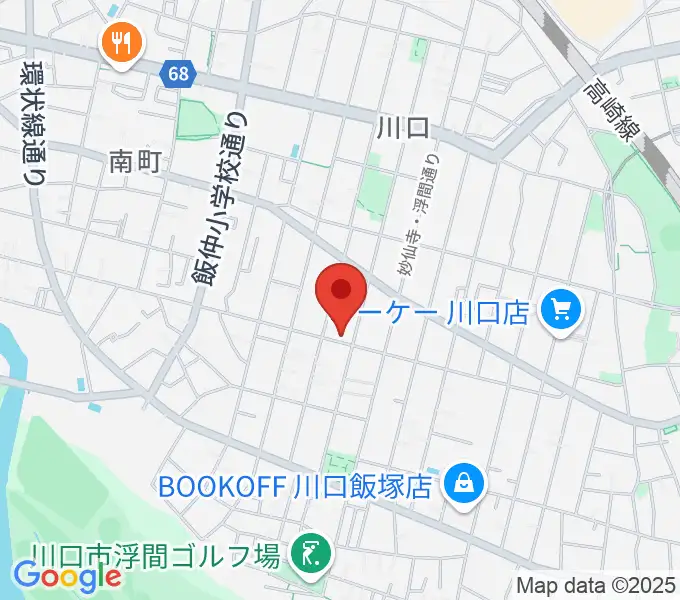 まつだピアノ教室の地図