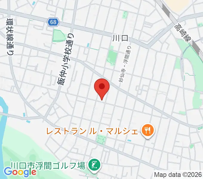 まつだピアノ教室の地図