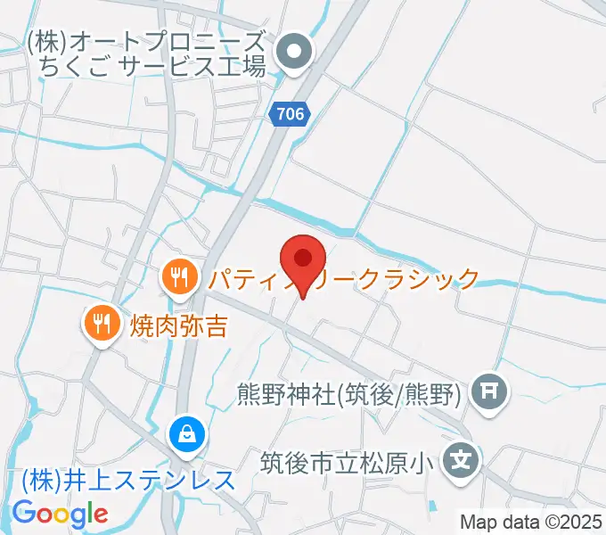 内田悦子音楽教室の地図