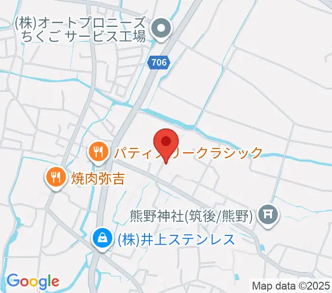内田悦子音楽教室の地図
