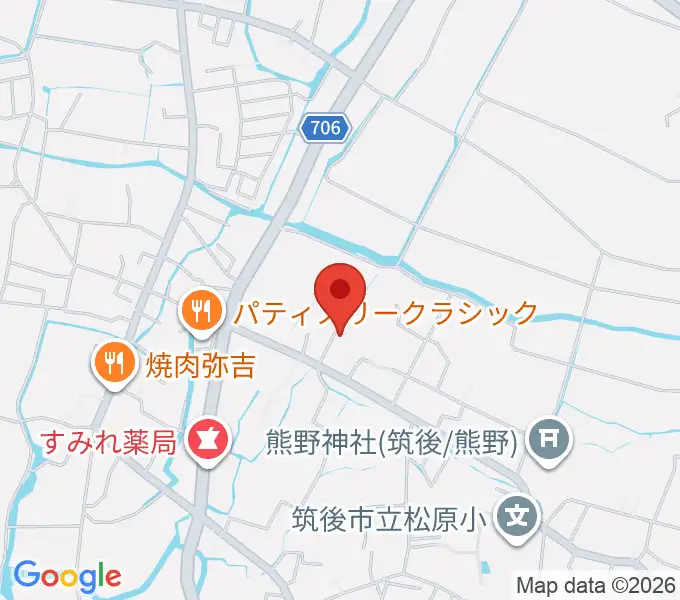 内田悦子音楽教室の地図