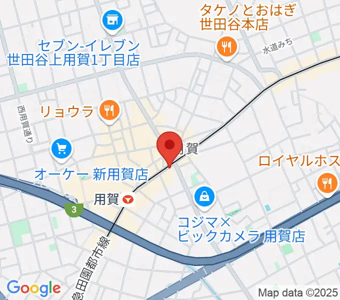 GGジャズレッスンの地図