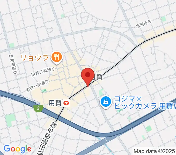 GGジャズレッスンの地図