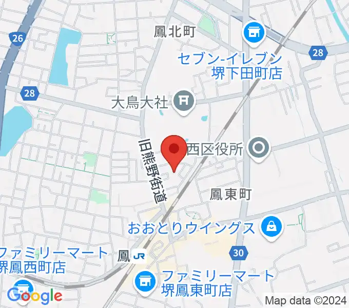 シーディーオーサウンドピアノ教室の地図