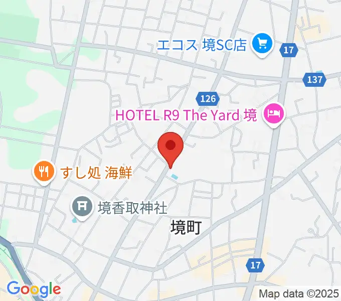 楽園堂の地図