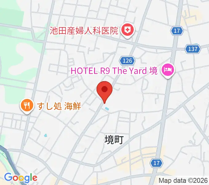 楽園堂の地図