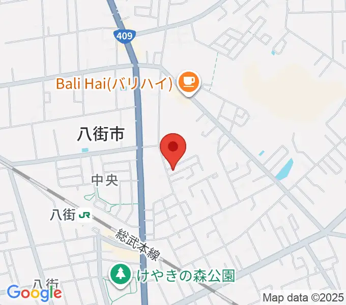 白石ピアノ教室の地図