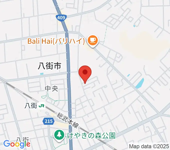 白石ピアノ教室の地図