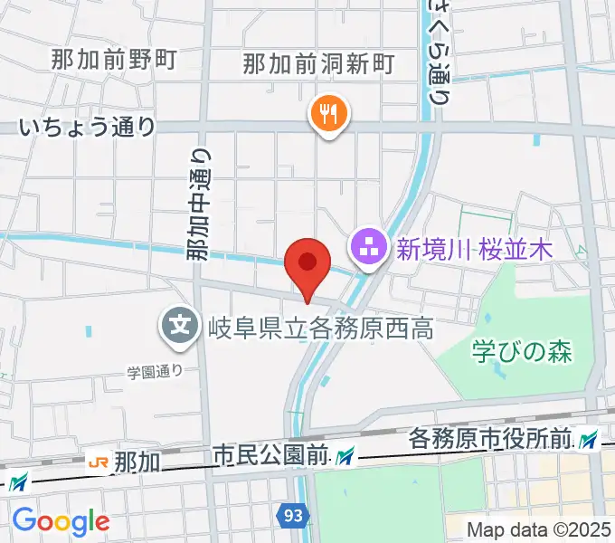 ウインドウエーブ 管楽器教室の地図