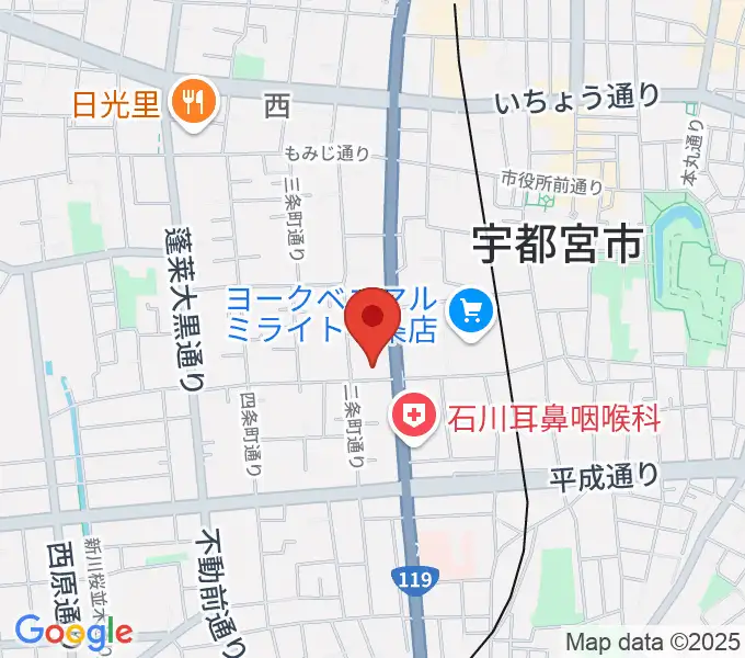 アプトホールの地図